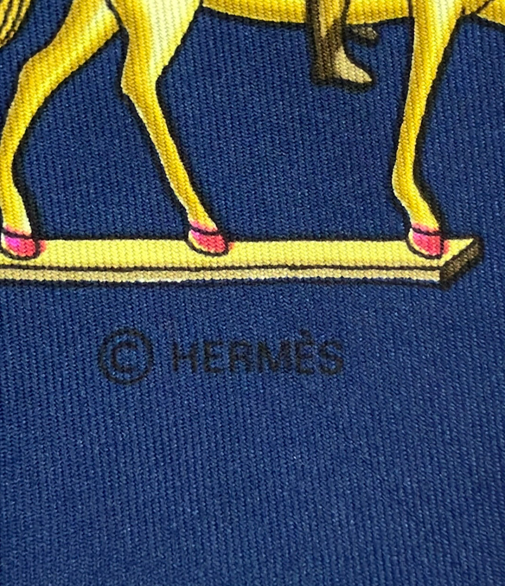 HERMES スカーフ カレ90 シルク100% LES ARTIFICIERS レディース エルメス