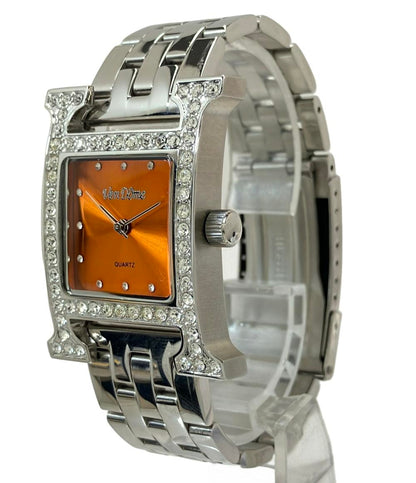 腕時計 クオーツ オレンジ ユニセックス VENDOME