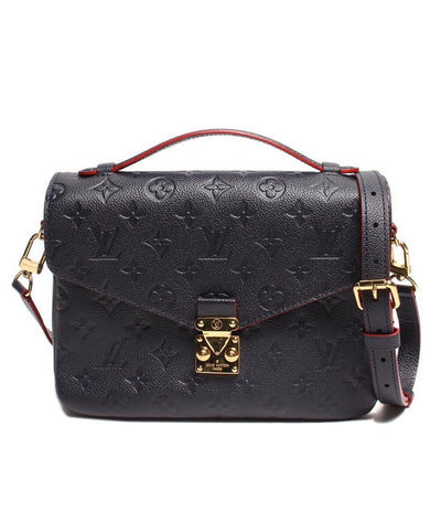 ルイヴィトン ショルダーバッグ ハンドバッグ ゴールド金具 ポシェット メティスMM モノグラム アンプラント マリーヌルージュ レザー M44071