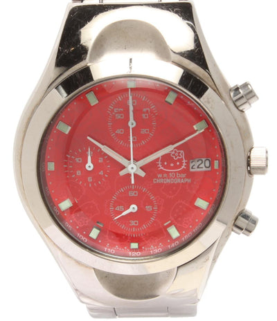 SANRIO 腕時計 ハローキティ 2000 リミテッドエディション クオーツ レッド系 0510-L20301 レディース サンリオ