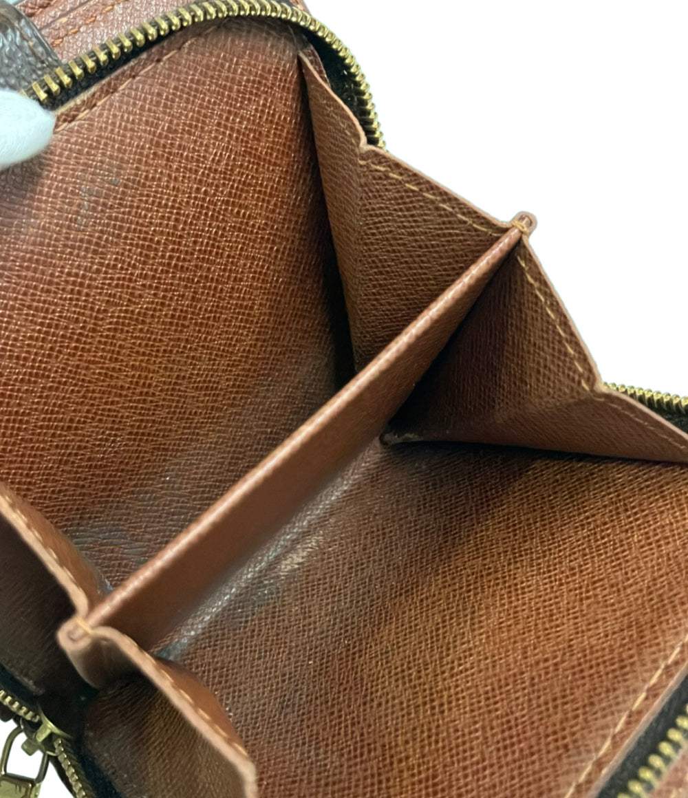 訳あり LOUIS VUITTON 二つ折り財布 コンパクトジップ モノグラム M61667 レディース ルイ・ヴィトン