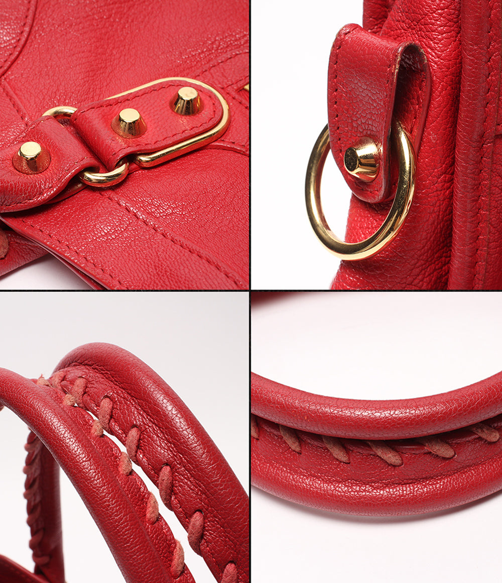 BALENCIAGA 2wayショルダーバッグ ハンドバッグ 肩掛け クラシックメタリックエッジシティ レディース バレンシアガ