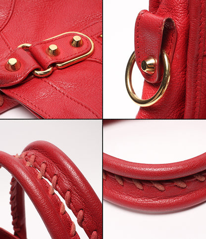BALENCIAGA 2wayショルダーバッグ ハンドバッグ 肩掛け クラシックメタリックエッジシティ レディース バレンシアガ