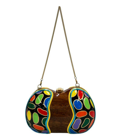 Rocio ハンドバッグ アカシア木製 レディース ロシオ