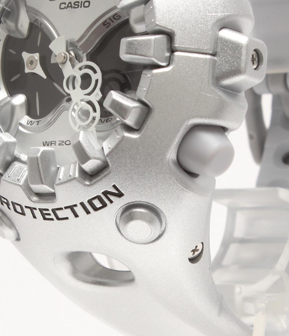 美品 CASIO 腕時計 クオーツ シルバー GA-V01A メンズ カシオ