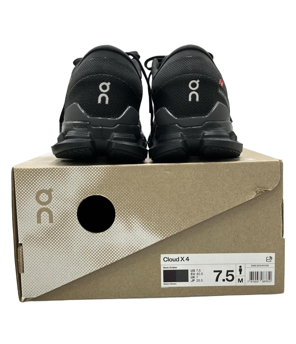 美品 ON ローカットスニーカー クラウド X 4 3ME30040106 メンズ SIZE 25.5 オン