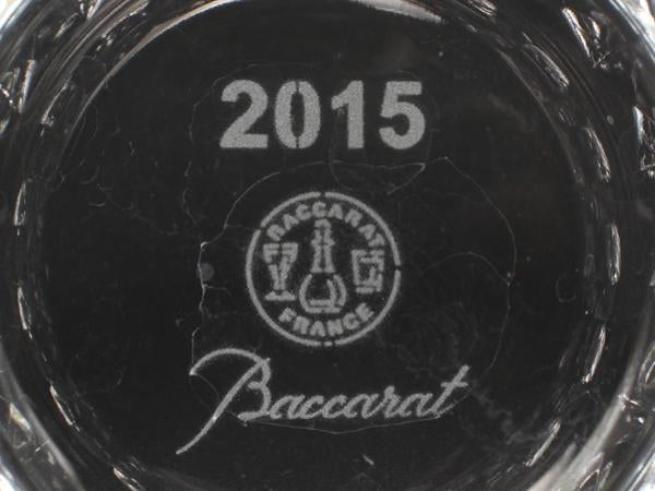 Baccarat イヤータンブラー グラス 2点セット ペア 2015 ローザ バカラ