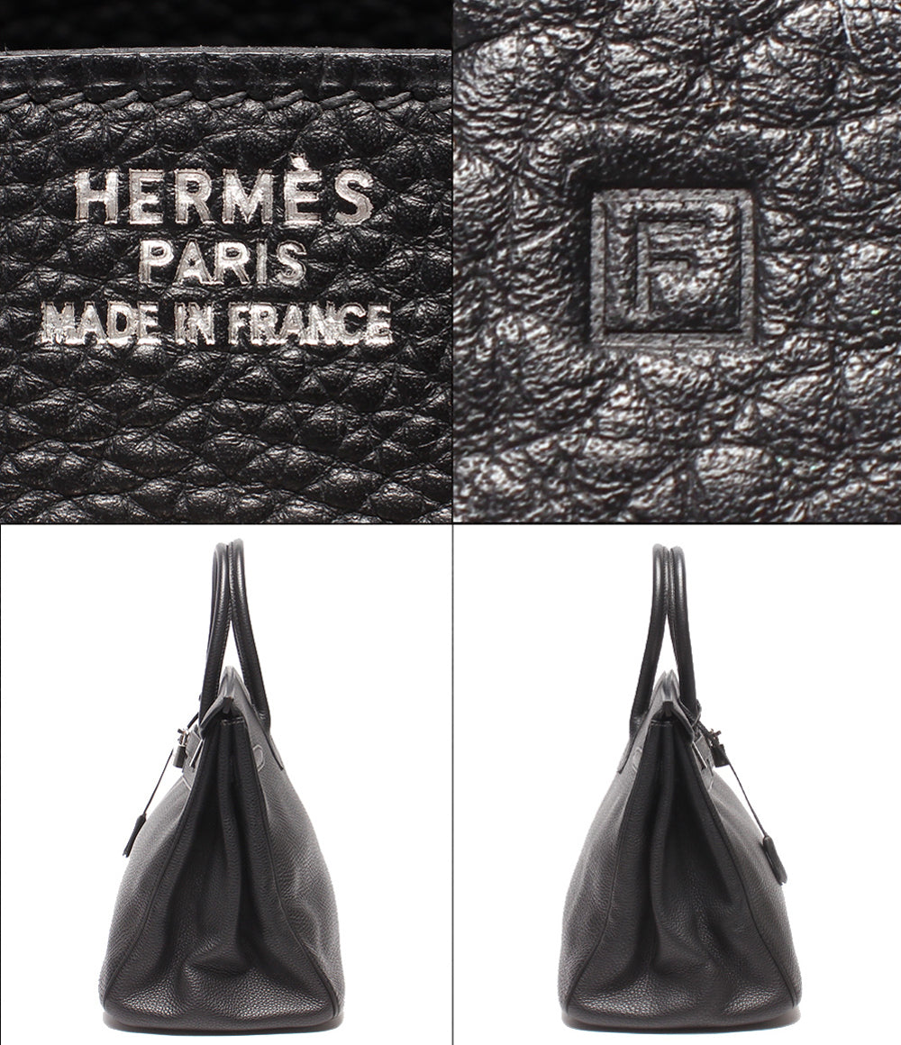 HERMES ハンドバッグ □F刻印 シルバー金具 バーキン35 レディース エルメス