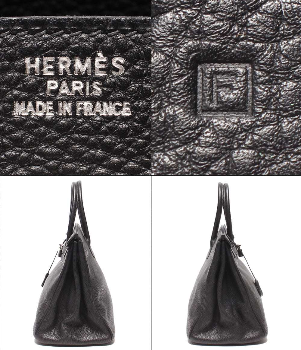HERMES ハンドバッグ □F刻印 シルバー金具 バーキン35 レディース エルメス