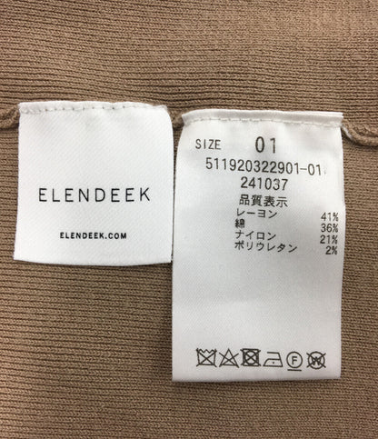 七分袖ニットチュニックワンピース     511920322901-01 レディース SIZE 1 (M) ELENDEEK