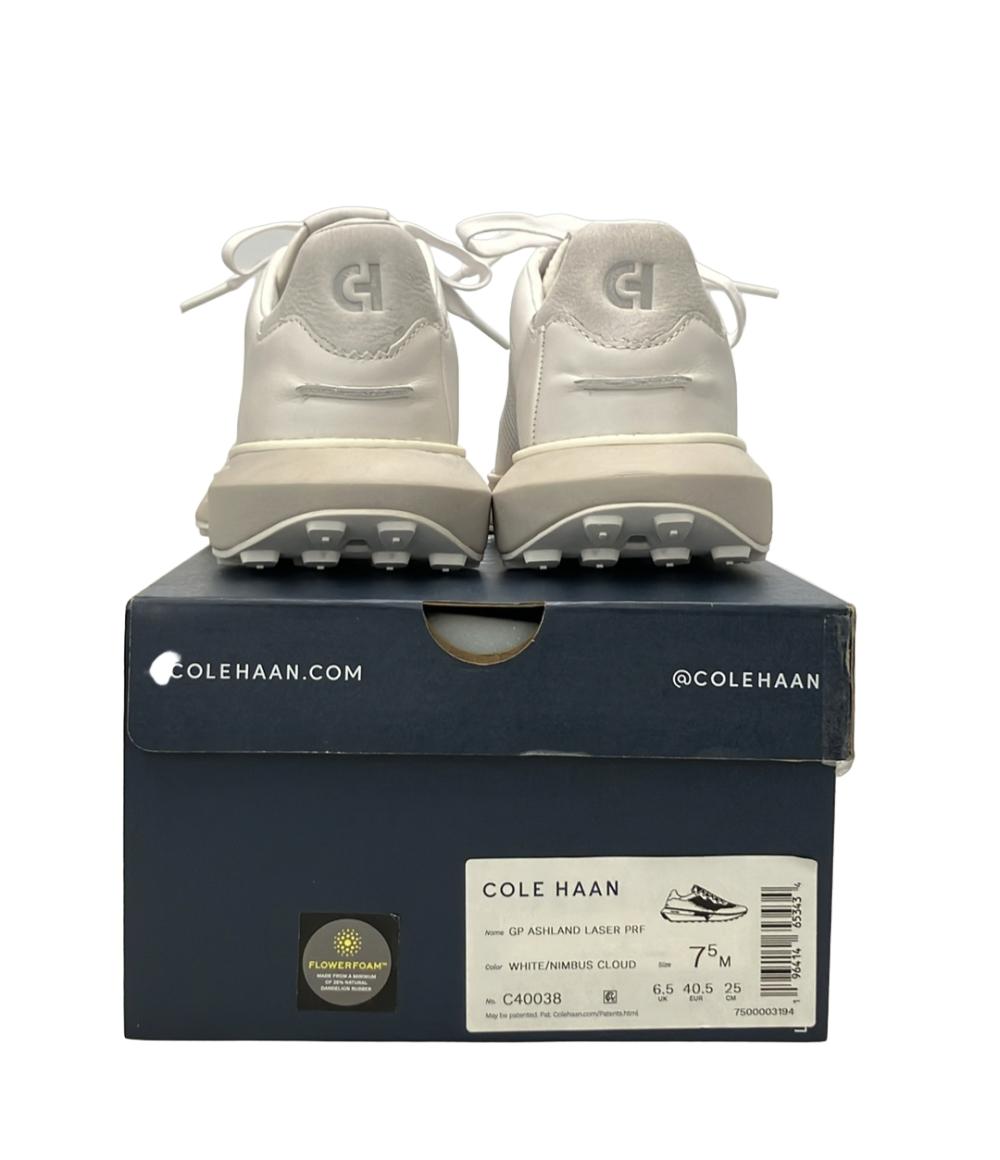 美品 COLE HAAN ローカットスニーカー グランドプロ アッシュランド レーザーパーフ スニーカー C40038 メンズ SIZE 7.5 コールハーン