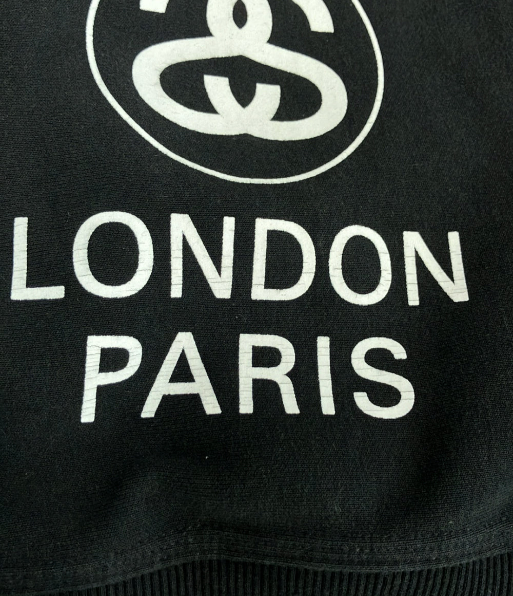 STUSSY WORLD TOUR CREW 長袖 スウェット 裏起毛 メンズ SIZE S ステューシー