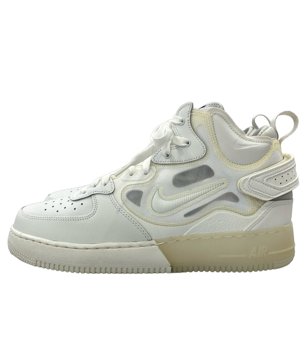 美品 NIKE ミドルカットスニーカー AIR FORCE 1 MID REACT DQ1872-101 メンズ SIZE 28.0 ナイキ
