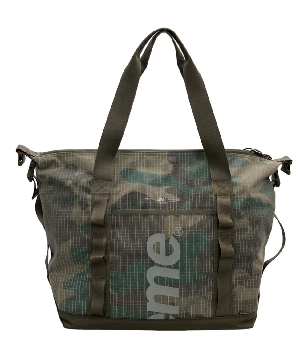 美品 シュプリーム トートバッグ ショルダーバッグ 2WAY 斜め掛け Woodland Camo メンズ Supreme