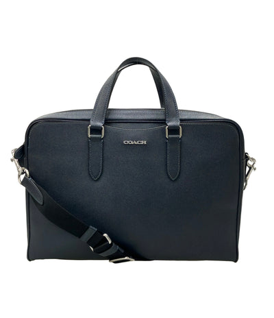 美品 COACH ブリーフケース ショルダーバッグ 2WAY 斜め掛け レザー C8173 メンズ コーチ