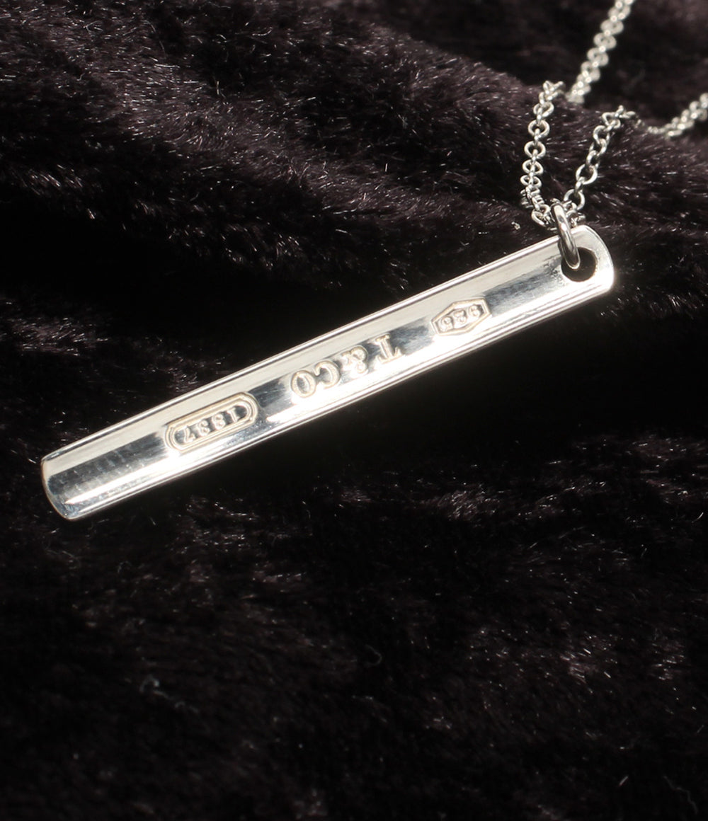 美品 Tiffany & Co. ネックレス SV925 1837 バー レディース ティファニー
