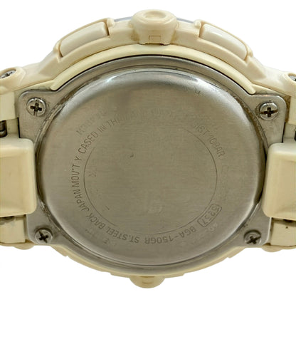 CASIO 腕時計 Baby-G クオーツ ホワイト BGA-150GR レディース カシオ