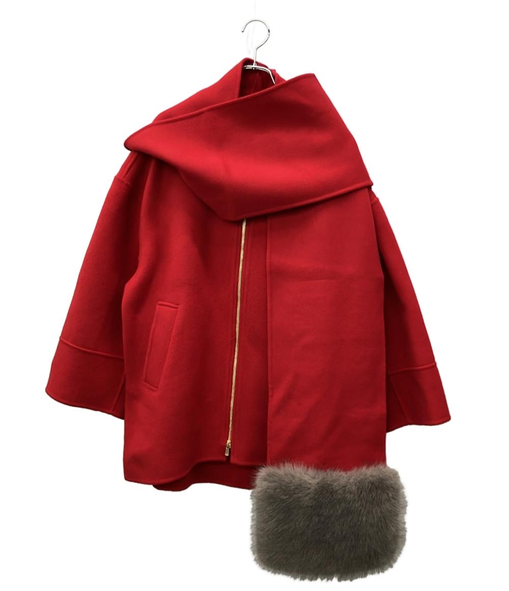 GRACE CONTINENTAL ストールリバーコート フェイクファー レディース