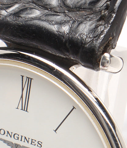 LONGINES 腕時計 グランドクラシック クオーツ ホワイト L4.635.4 メンズ ロンジン