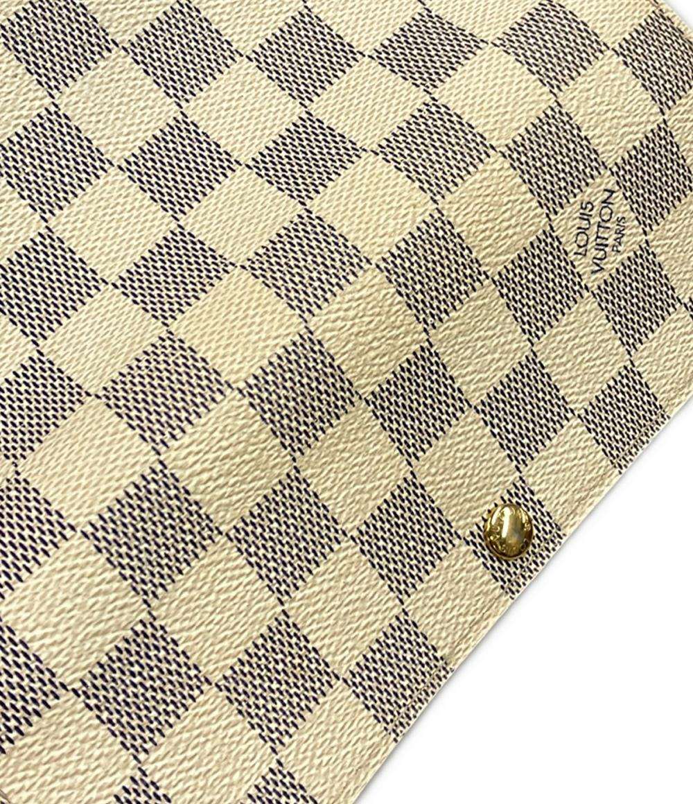 LOUIS VUITTON 長財布 ポルトフォイユ サラ ダミエ アズール N61735 レディース メンズ ルイ・ヴィトン