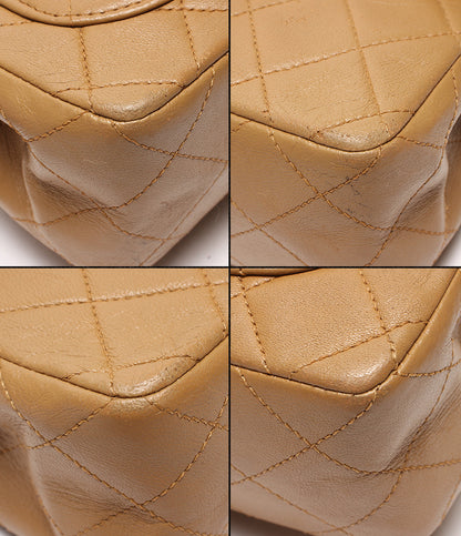 CHANEL チェーンショルダーバッグ 斜め掛け ゴールド金具 ラムスキン 1番台 マトラッセ レディース シャネル