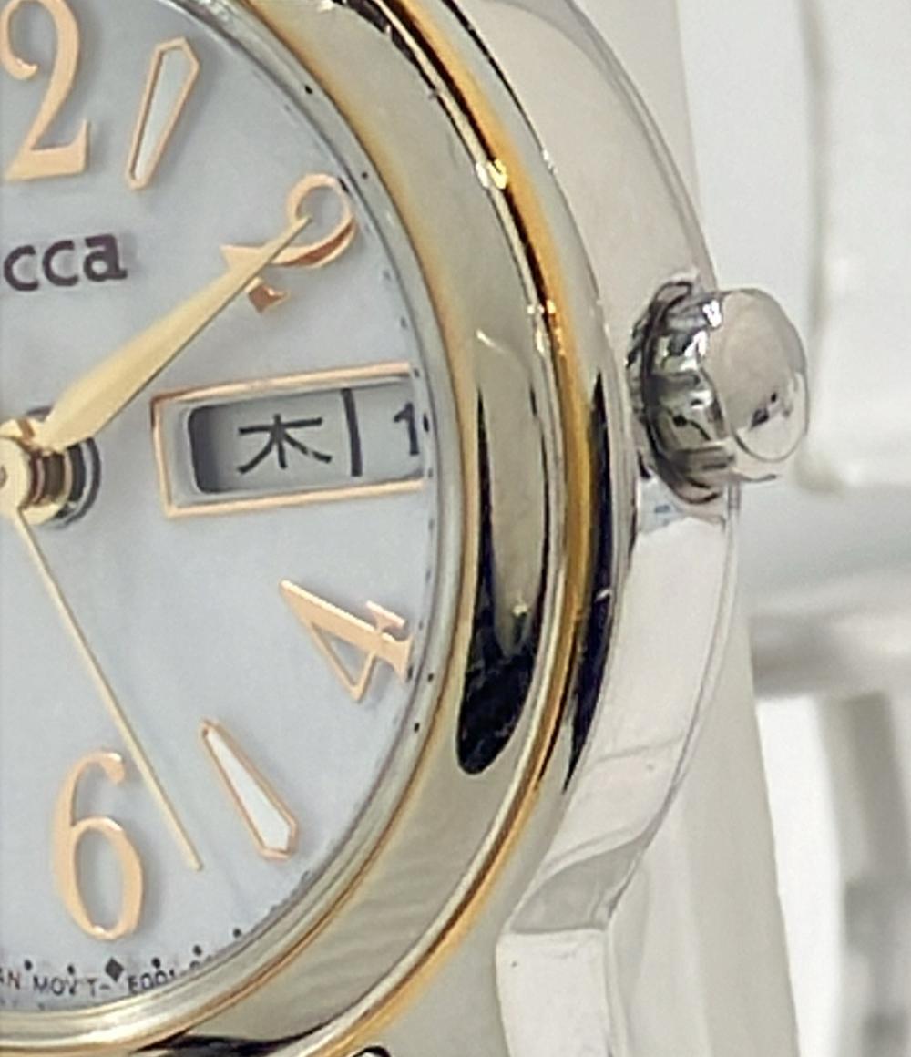 シチズン 腕時計 wicca ウィッカ ソーラー シルバー E001-R006703 レディース CITIZEN