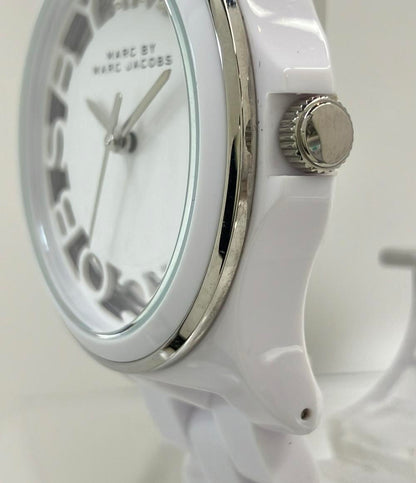 MARC BY MARC JACOBS 腕時計 クオーツ ホワイト MBM4571 メンズ マークバイマークジェイコブス
