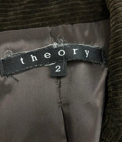 セオリー テーラードジャケット コーデュロイ レディース SIZE 2 (L) theory