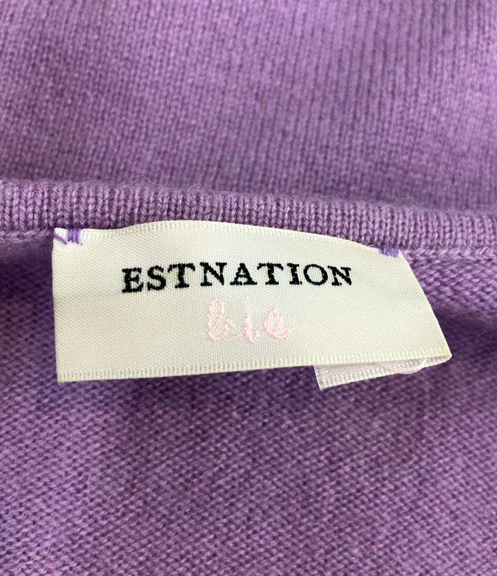 エストネーション 長袖ニット Vネック カシミヤ レディース SIZE 38 (M) ESTNATION