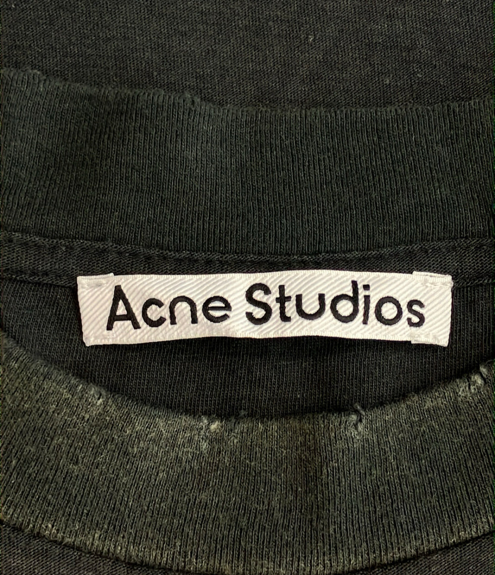 Acne Studios スプレー仕上げ1996ロゴTシャツ ダメージ加工 FN-UX-TSHI000016 メンズ レディース SIZE XXS アクネ ストゥディオズ