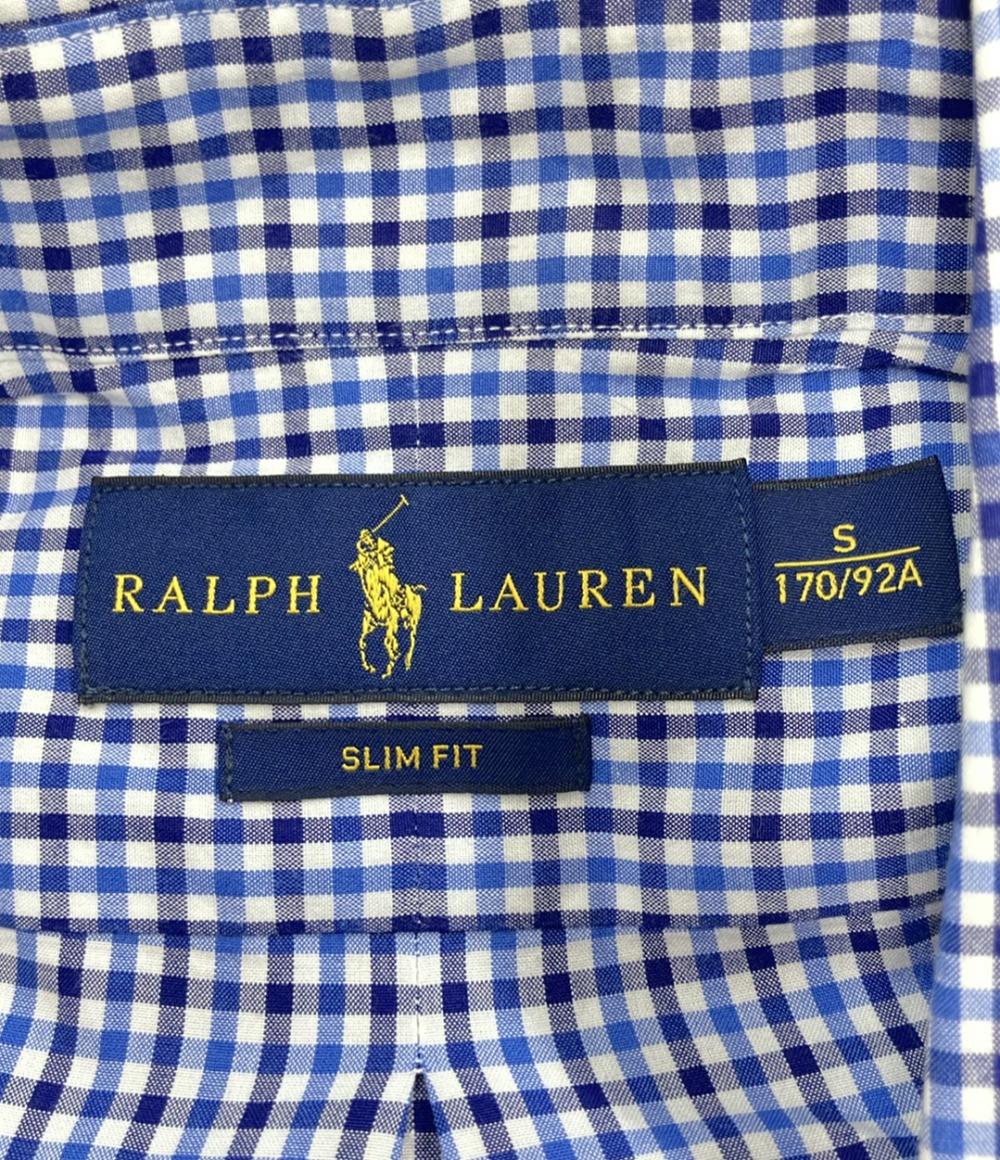 美品 ラルフローレン 長袖シャツ チェック柄 メンズ SIZE S (S) RALPH LAUREN