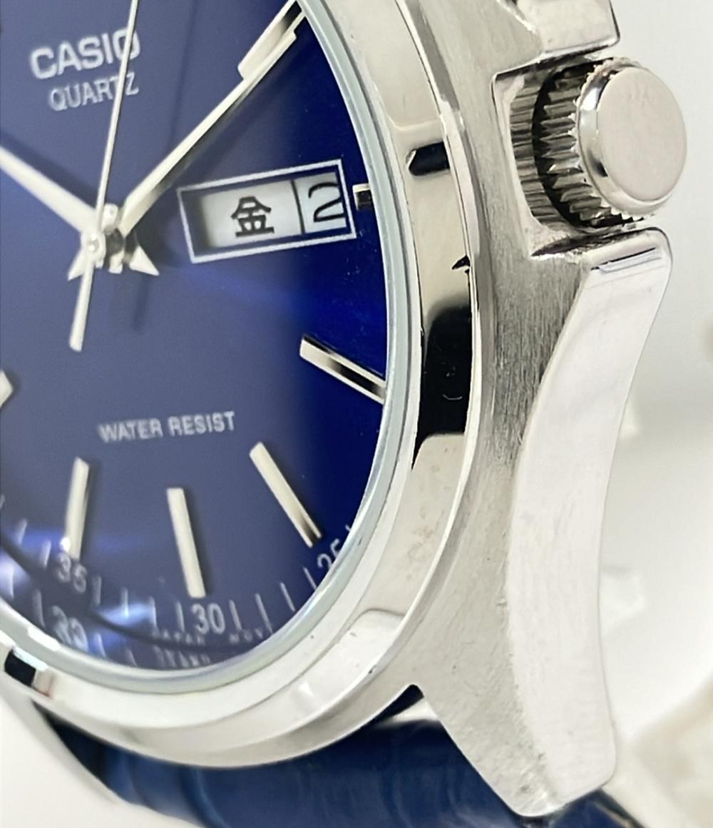 カシオ 腕時計 クオーツ ブルー MTP-1239DJ メンズ CASIO