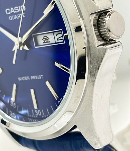 カシオ 腕時計 クオーツ ブルー MTP-1239DJ メンズ CASIO