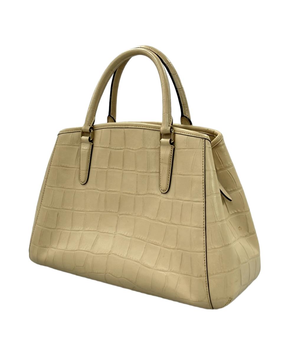 コーチ 2way クロコ型押しレザーハンドバッグ ショルダーバッグ 斜め掛け F55927 レディース COACH