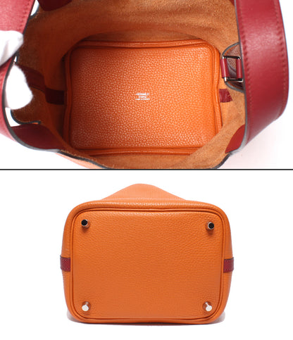 HERMES ハンドバッグ X刻印 シルバー金具 ピコタンロック18 PMタッチ レディース エルメス