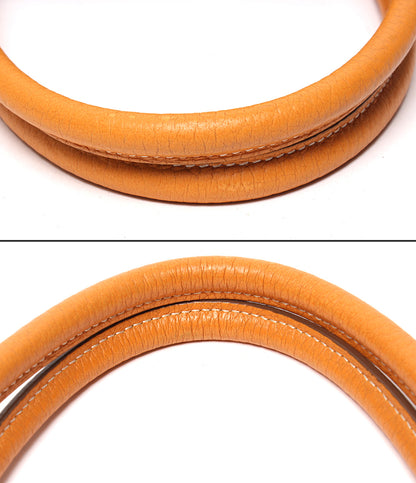 HERMES トートバッグ ハンドバッグ □P刻印 シルバー金具 ガーデンパーティPM 36 トリヨンクレマンス レディース エルメス