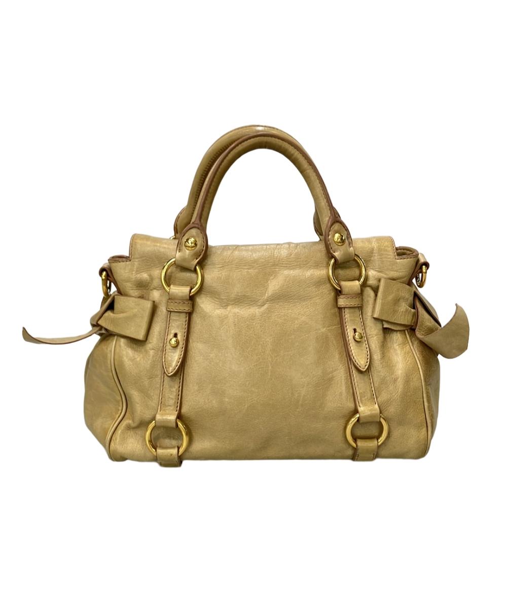 Miu Miu 2way ハンドバッグ ショルダーバッグ 斜め掛け レディース ミュウ ミュウ