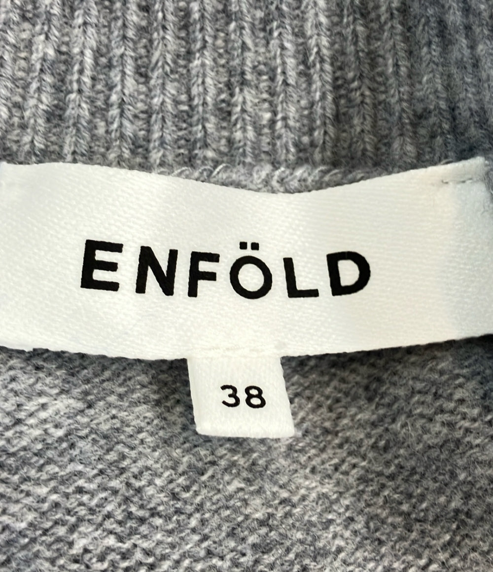 ENFOLD 長袖ニット カラーブロック 300HS270-0270 レディース SIZE 38 (M) エンフォルド