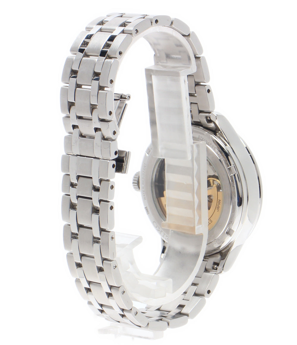 SEIKO 腕時計 プレサージュ 自動巻き ホワイト 4R39-00W0 メンズ セイコー