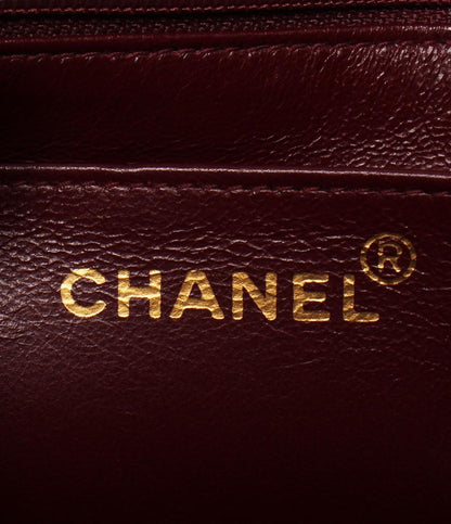 CHANEL ショルダーバッグ ラムスキン ココマーク ゴールド金具  2番台 斜め掛け マトラッセ レディース シャネル
