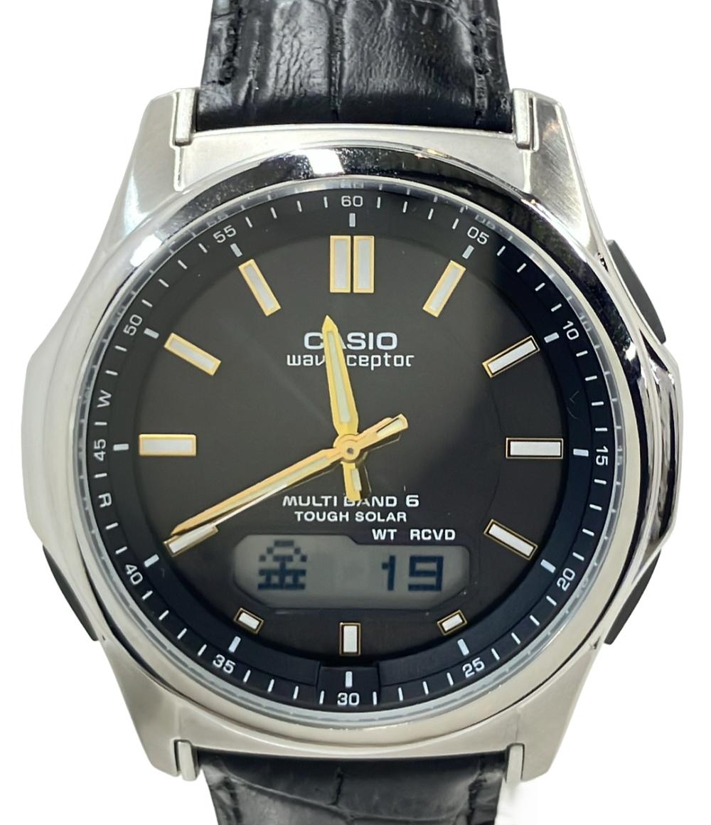 カシオ 腕時計 ソーラー ブラック WVA-M630 メンズ CASIO
