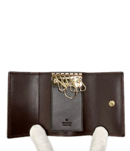 美品 GUCCI 6連キーケース グッチシマ 188098 0416 レディース グッチ