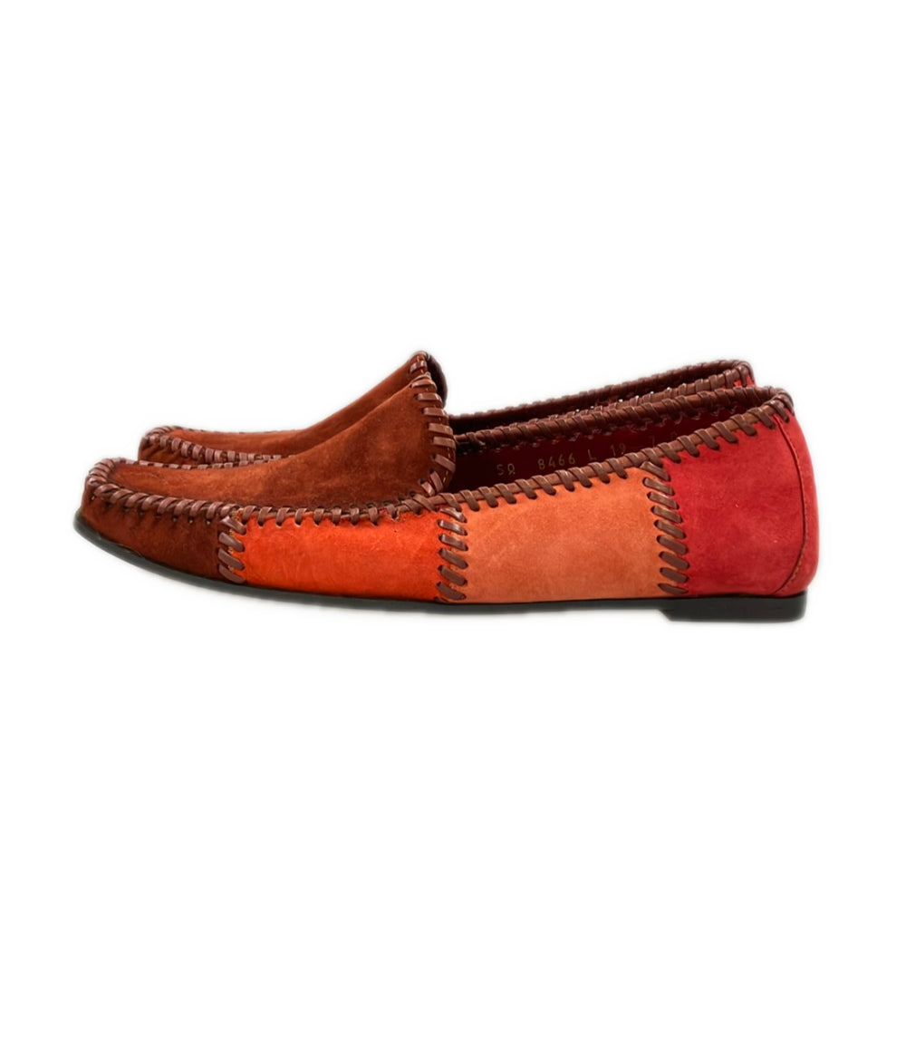 Salvatore Ferragamo パッチワークローファー スエード レディース SIZE 7 C (24.5cm) サルヴァトーレフェラガモ