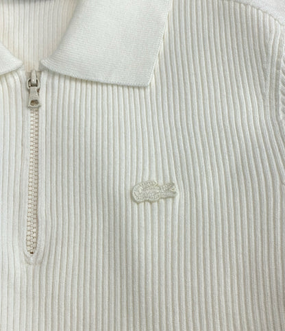 LACOSTE 半袖 ポロカラープリーツドレス レディース SIZE 40 ラコステ