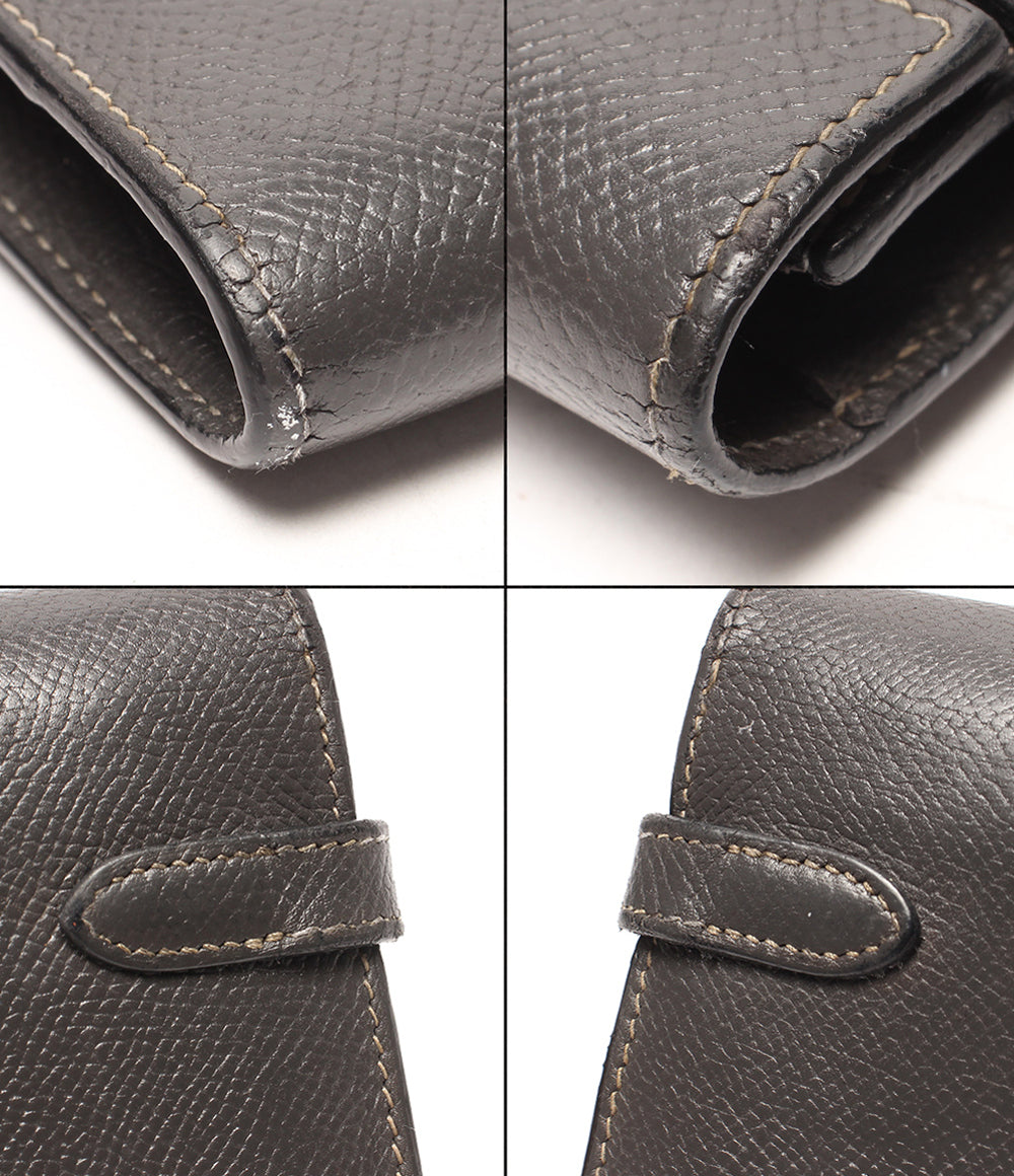 エルメス 長財布 □L刻印 シルバー金具 ケリーウォレット レディース HERMES HERMES - エルメス 長財布 □L刻印 シルバー金具 ケリーウォレット