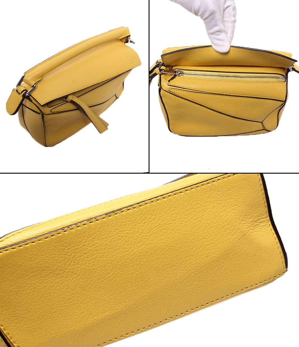 LOEWE 2wayショルダーバッグ  ハンドバッグ 斜め掛け ミニパズルバッグ レディース ロエベ