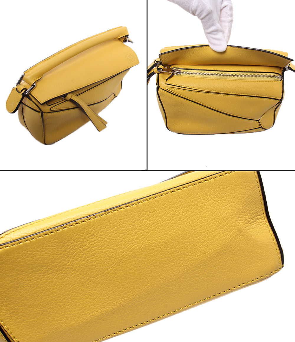 LOEWE 2wayショルダーバッグ  ハンドバッグ 斜め掛け ミニパズルバッグ レディース ロエベ