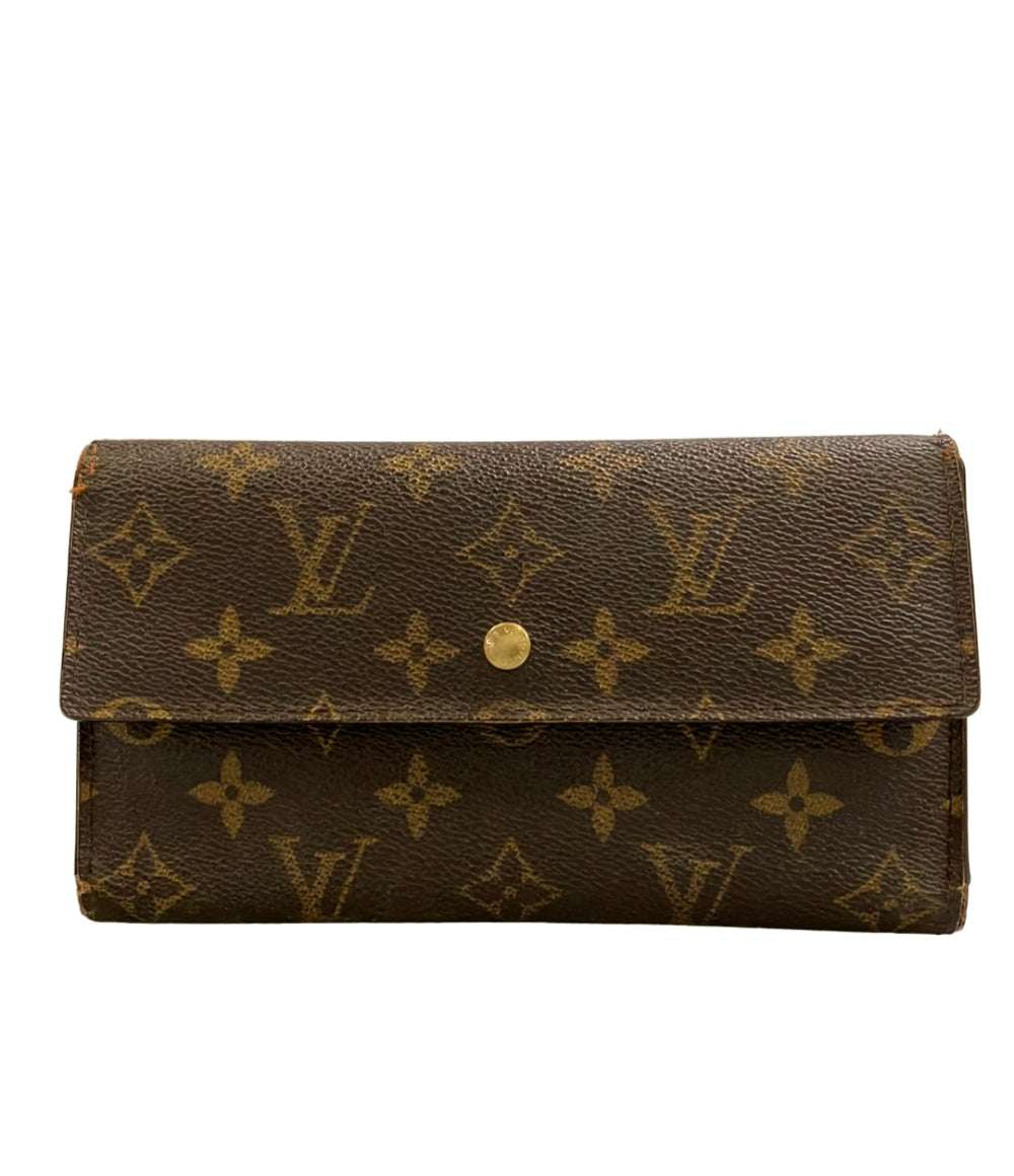 【良品】ルイヴィトン モノグラム コンチネンタルクラッチ　長財布 LOUIS VUITTON ルイヴィトン コンチネンタル・クラッチ T61217