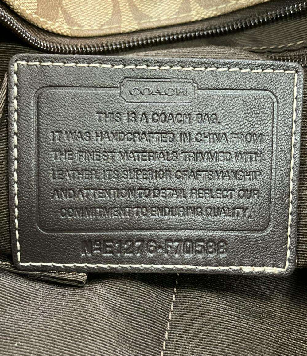 COACH トートバッグ キャンバス シグネチャー レディース コーチ
