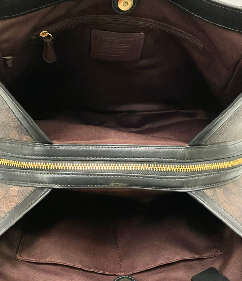 美品 COACH ショルダーバッグ 肩掛け クリスティ シグネチャー C6232 レディース コーチ